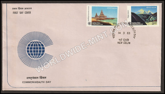 1983 Commonwealth Day-2v Set FDC