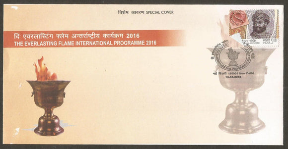 The Everlasting Flame International Programme 2016 Special Cover #DL92