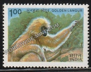 1983 Indian Wild Life-Golden Langur MNH