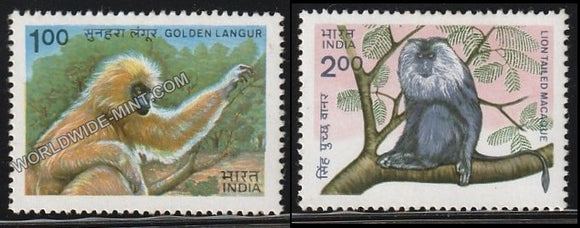 1983 Indian Wild Life-Set of 2 MNH