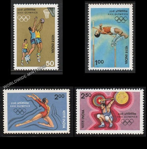 1984 XXIII Olympic Games-Set of 4 MNH