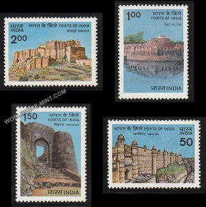 1984 Forts of India-Set of 4 MNH