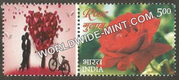 2017 India Rose Fragrance, My stamp Pair Type 3 . One & only Mystamp with Fragrance