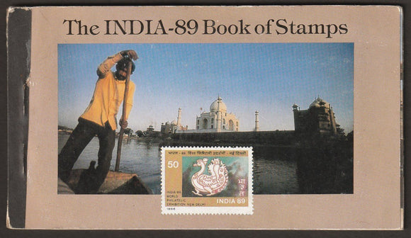 1989 The India '89 Book of stamps - Booklet