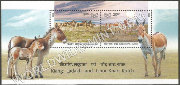 2013 Wild Ass : Kiang, Ladakh & Ghor Khar, Kutch Miniature Sheet