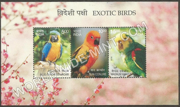2016 Exotic Birds 2 Miniature Sheet