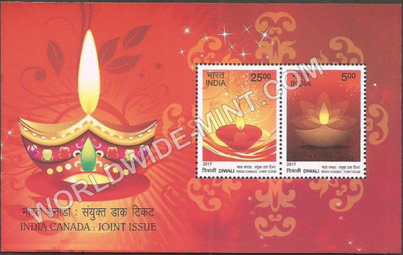 2017 India - Canada : Joint Issue Miniature Sheet