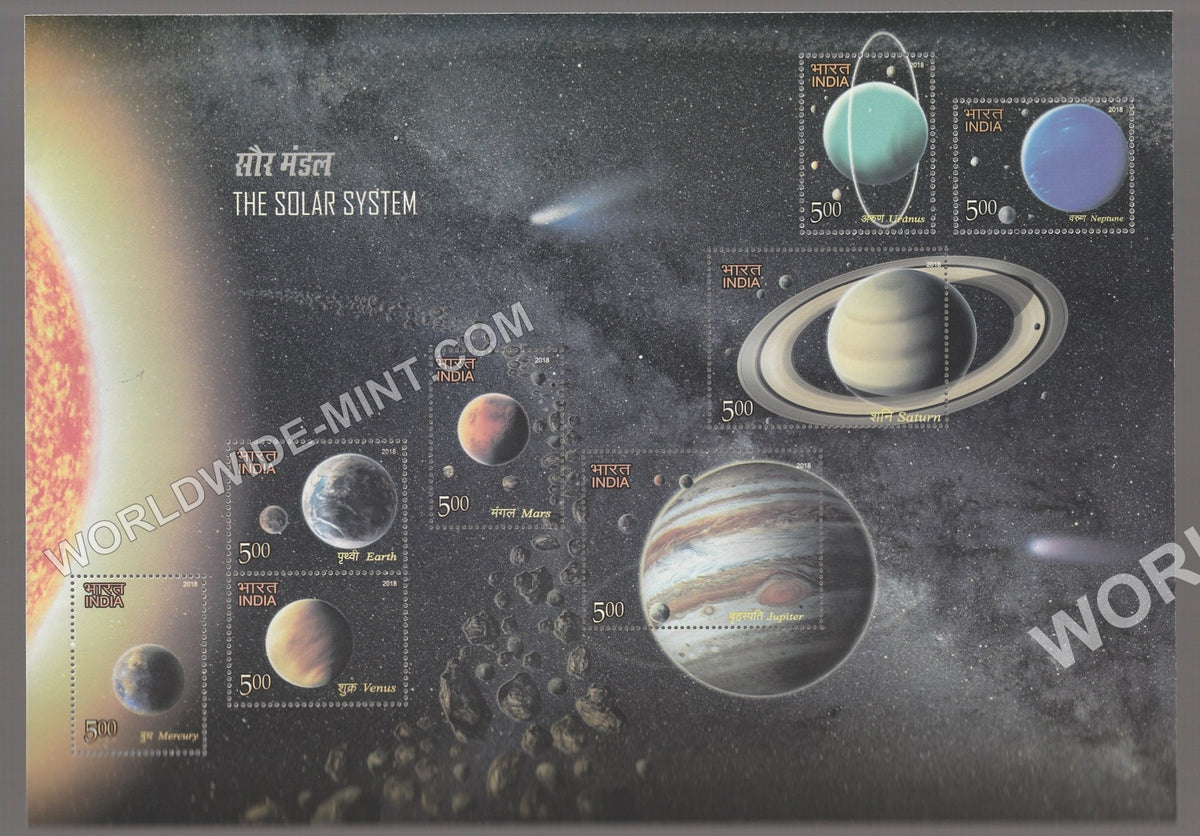 2018 THE SOLAR SYSTEM Miniature Sheet – Worldwidemint