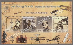 2019 Air Warriors Indians in First World War Miniature Sheet