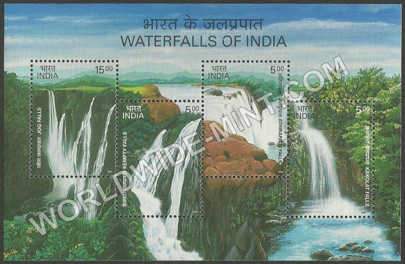 2003 waterfalls Miniature Sheet