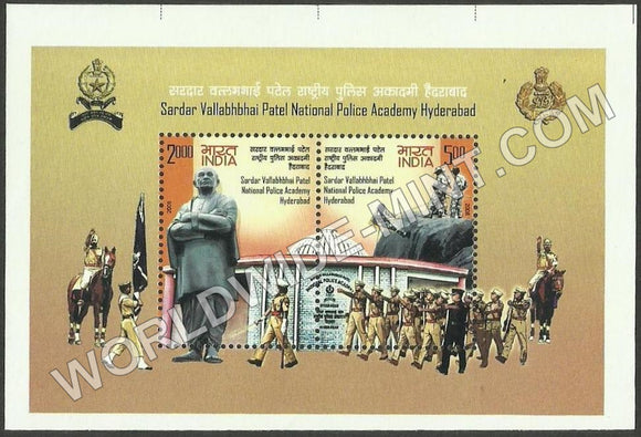 2008 Sardar Vallabhbhai Patel National Police Academy Hyderabad Miniature Sheet