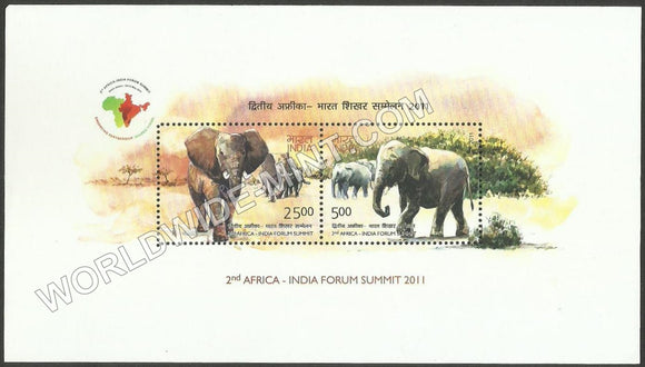 2011 2nd Africa - India Forum Summit 2011 Miniature Sheet