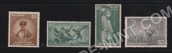 1959 INDIA Complete Year Pack MNH